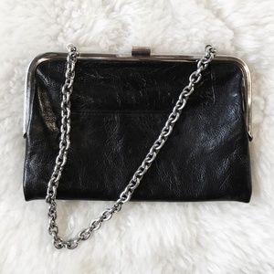 🧜‍♀️ BLACK, AQUA, SILVER CHAIN PURSE - CLARKS